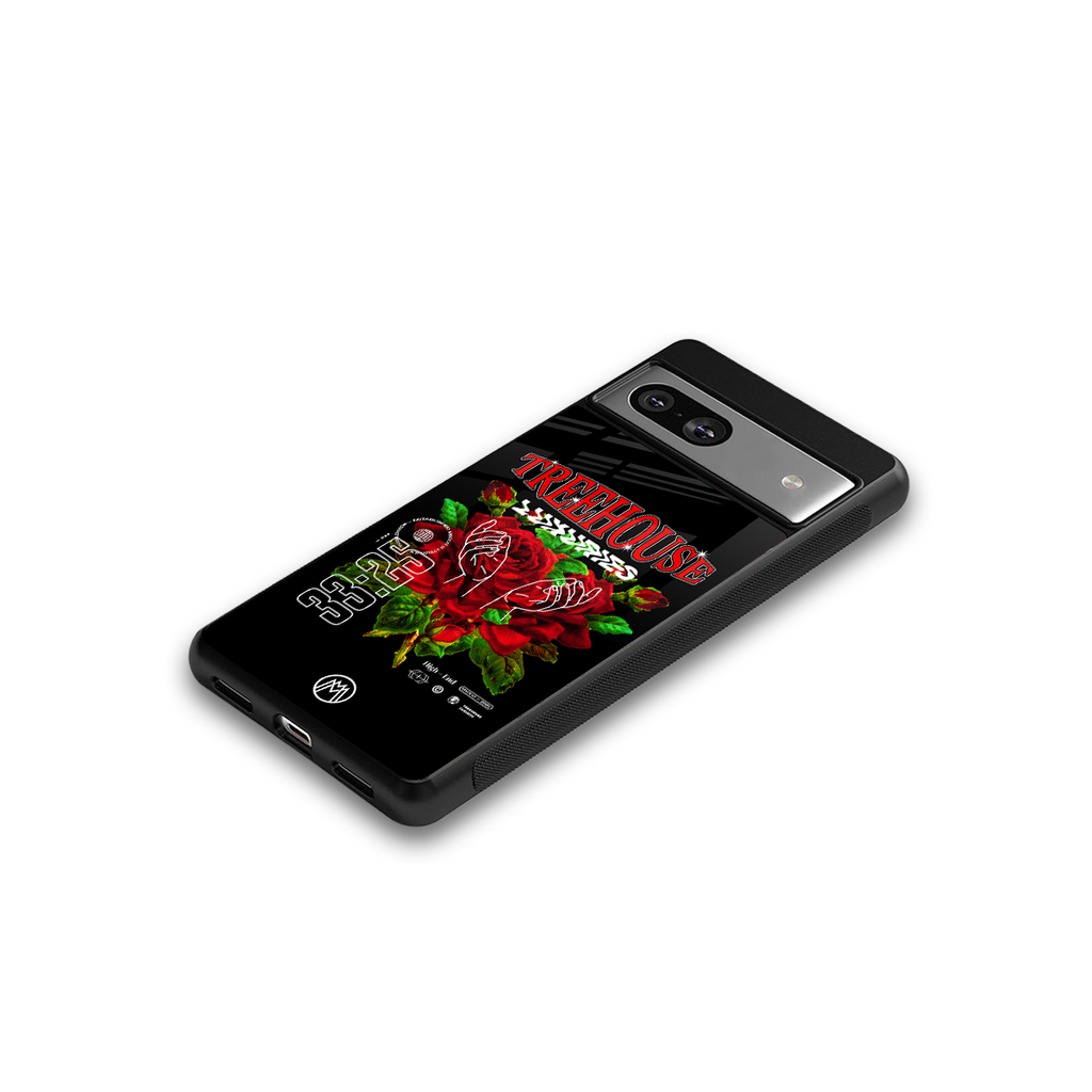 treehouse back phone cover | glass case for Google Pixel 7