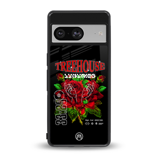 treehouse back phone cover | glass case for Google Pixel 8