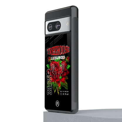 treehouse back phone cover | glass case for Google Pixel 8