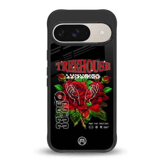 treehouse back phone cover | glass case for google pixel 9