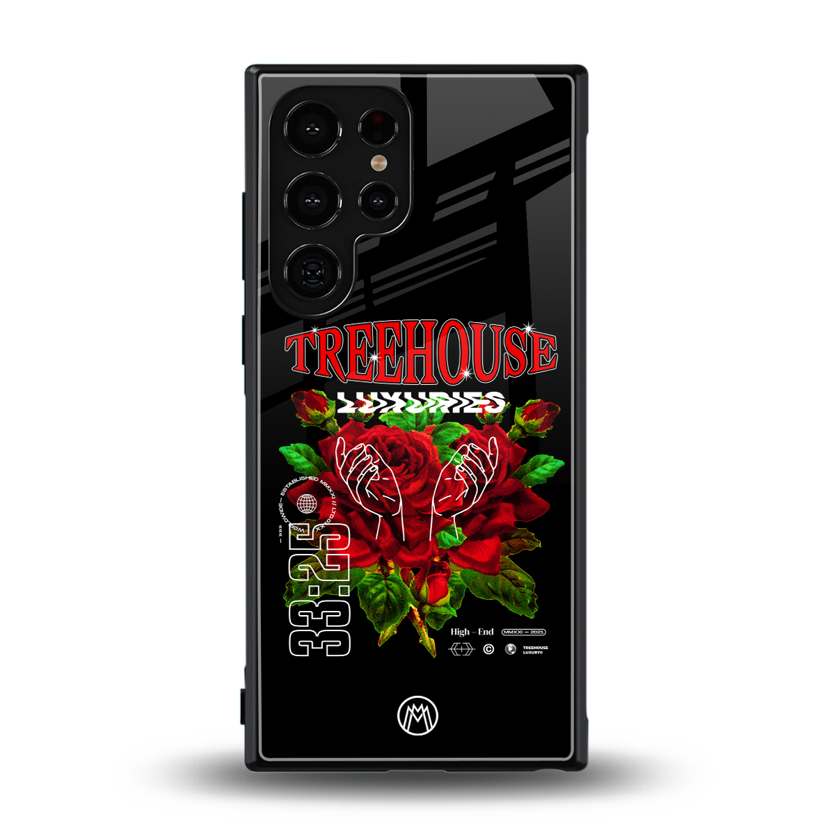 treehouse back phone cover | glass case for samsung galaxy s23 ultra