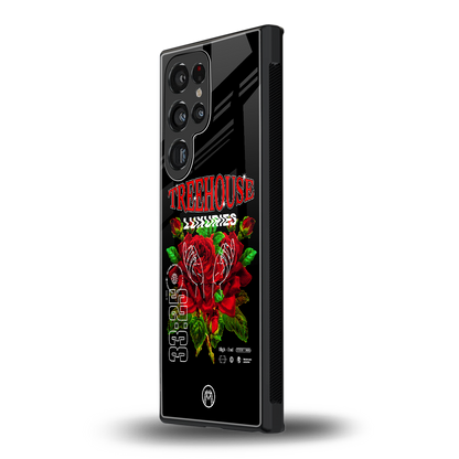 treehouse back phone cover | glass case for samsung galaxy s24 ultra