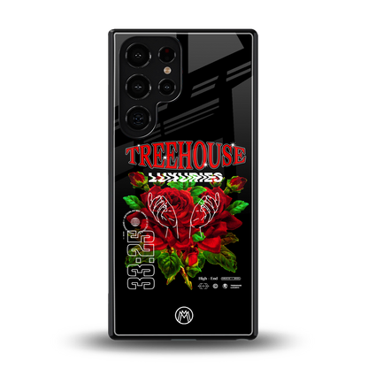 treehouse back phone cover | glass case for samsung galaxy s25 ultra