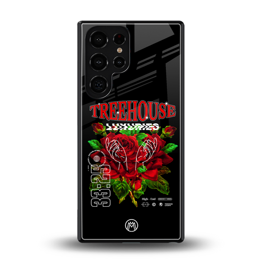 treehouse back phone cover | glass case for samsung galaxy s25 ultra