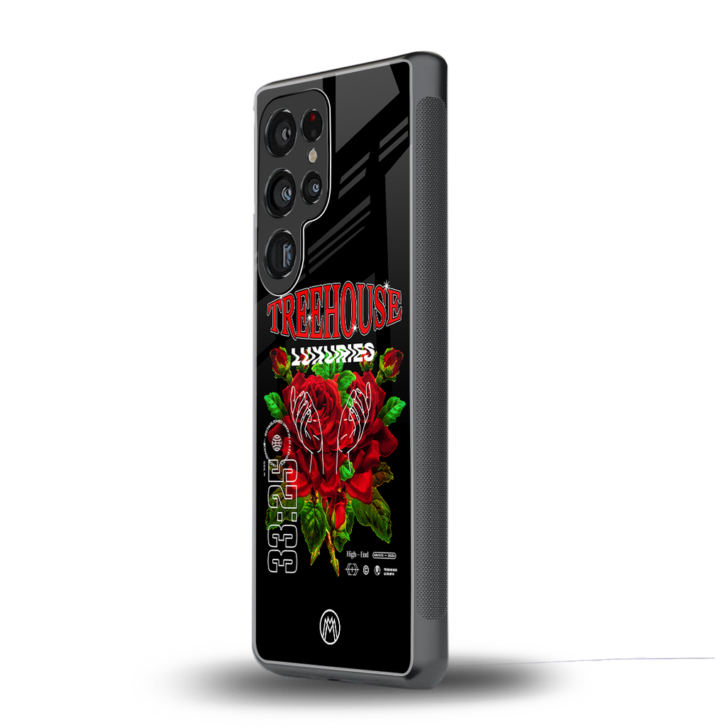 treehouse back phone cover | glass case for samsung galaxy s25 ultra