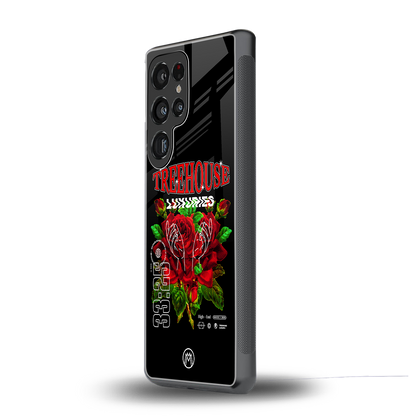 treehouse back phone cover | glass case for samsung galaxy s25 ultra