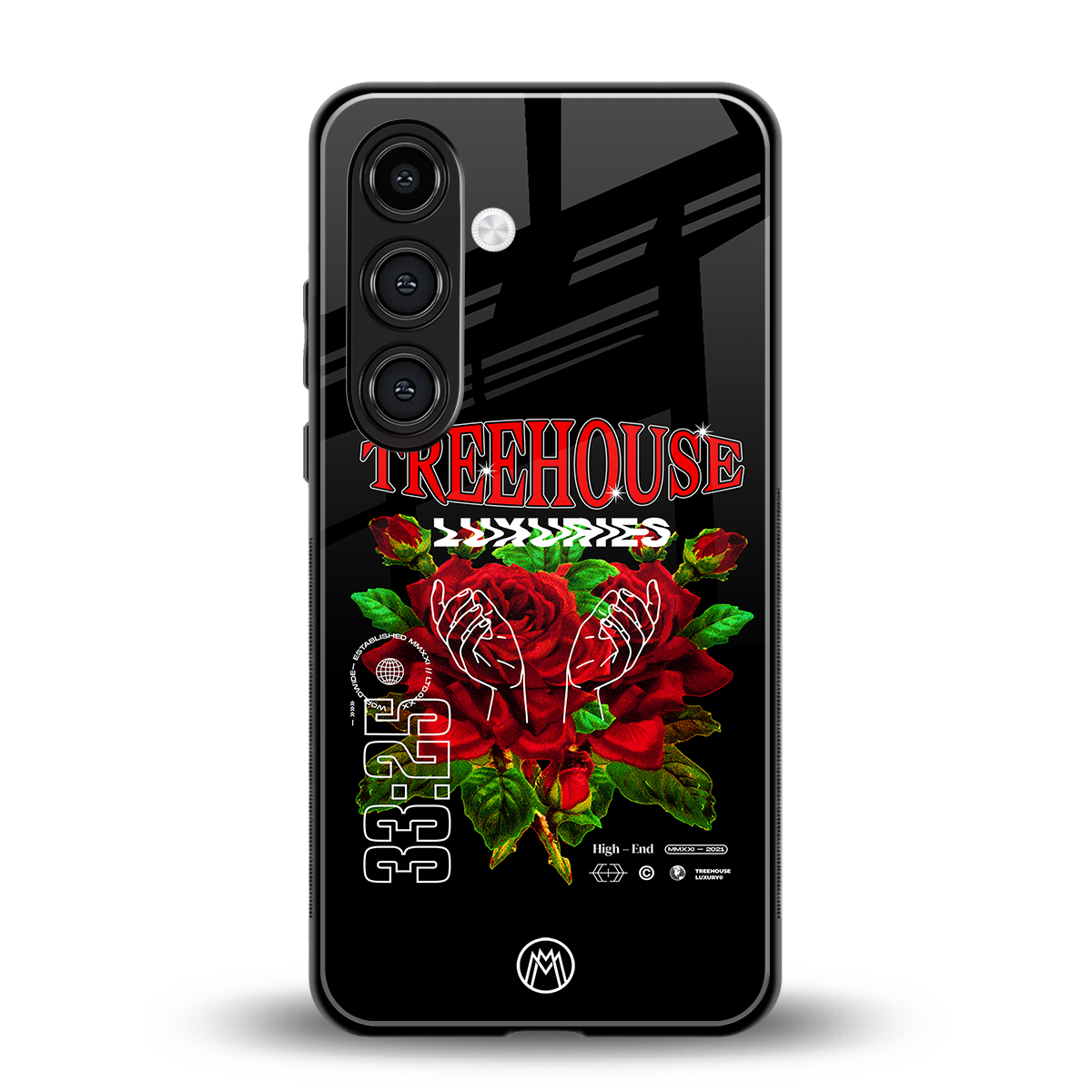 treehouse back phone cover | glass case for samsung galaxy s23