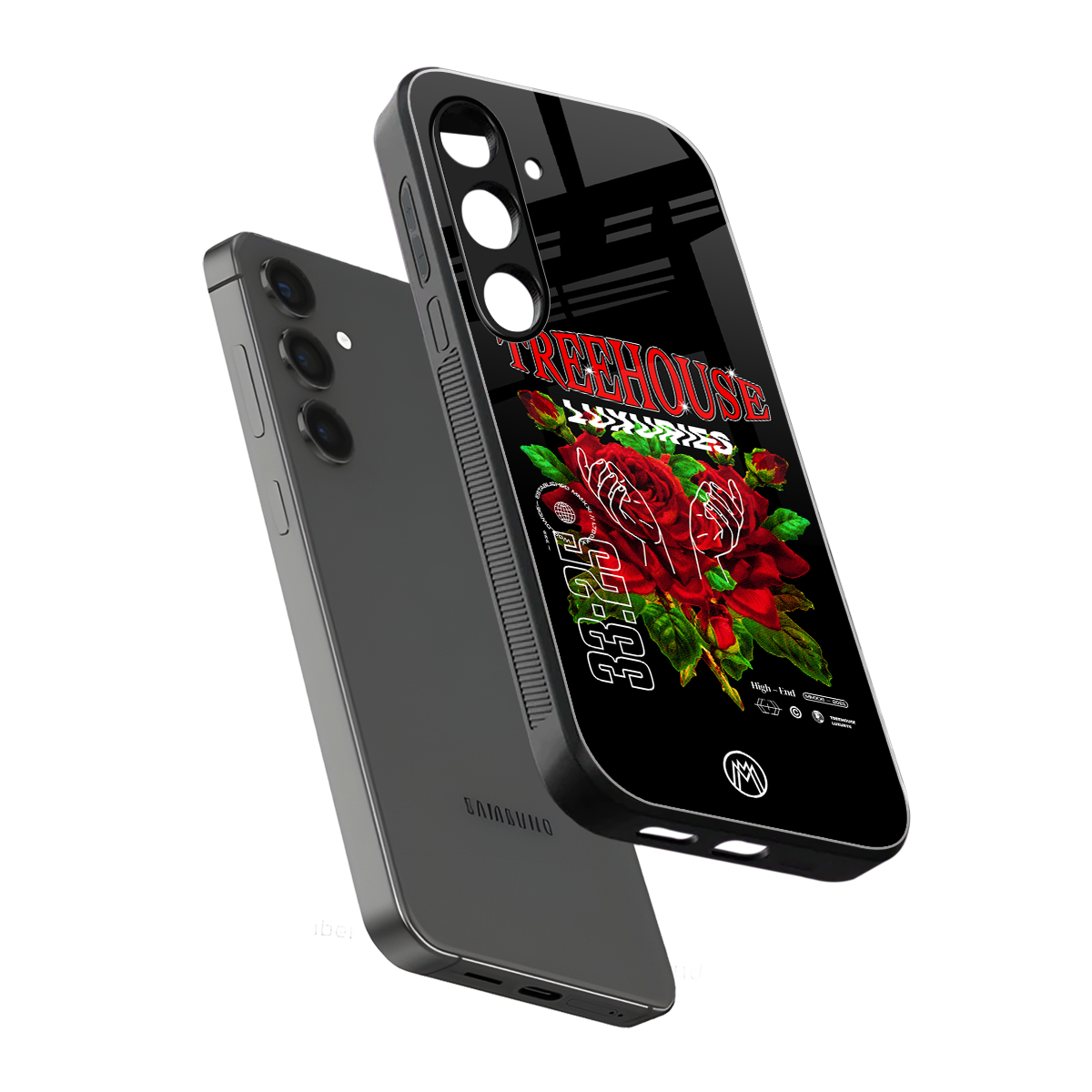 treehouse back phone cover | glass case for samsung galaxy s23