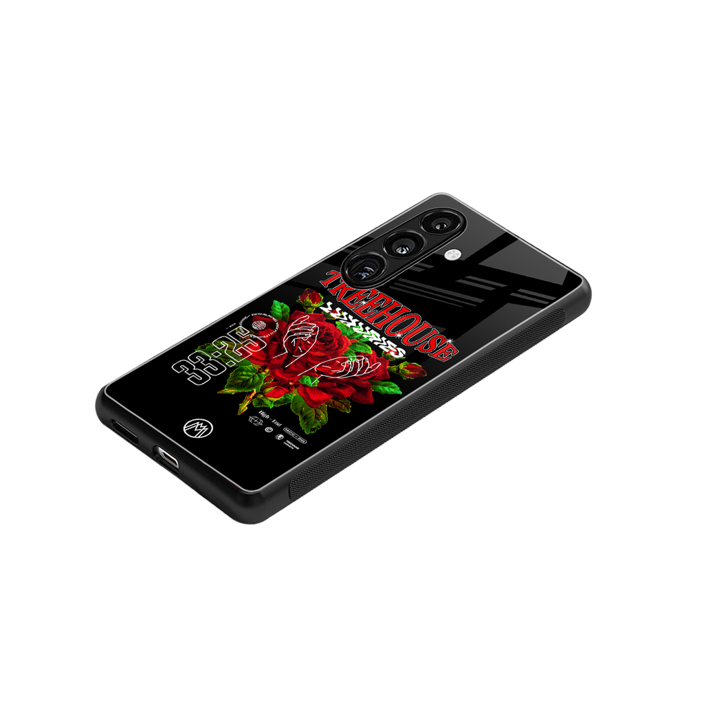 treehouse back phone cover | glass case for samsung galaxy s24 fe