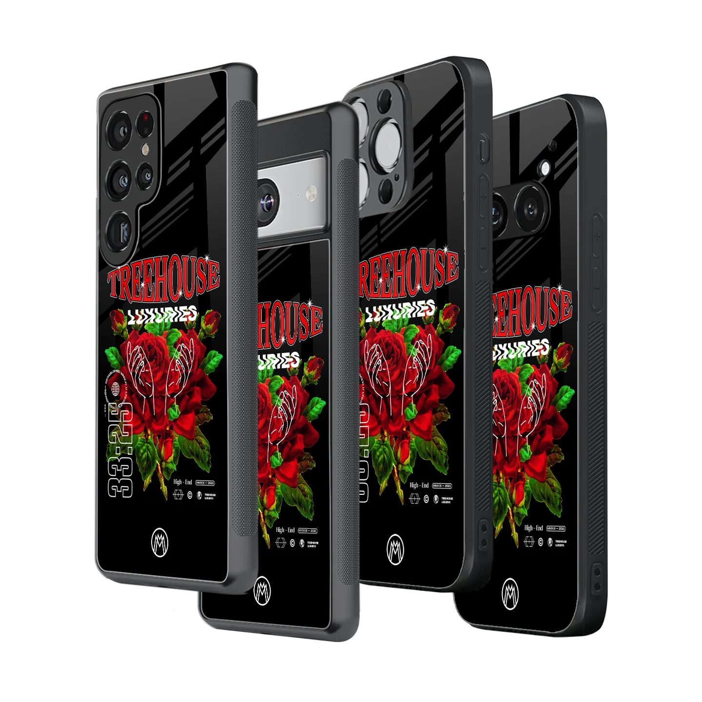 Stylish Glass Back Case for All Smartphones – iPhone, Samsung, OnePlus, Pixel, Redmi, Oppo, Vivo, Motorola