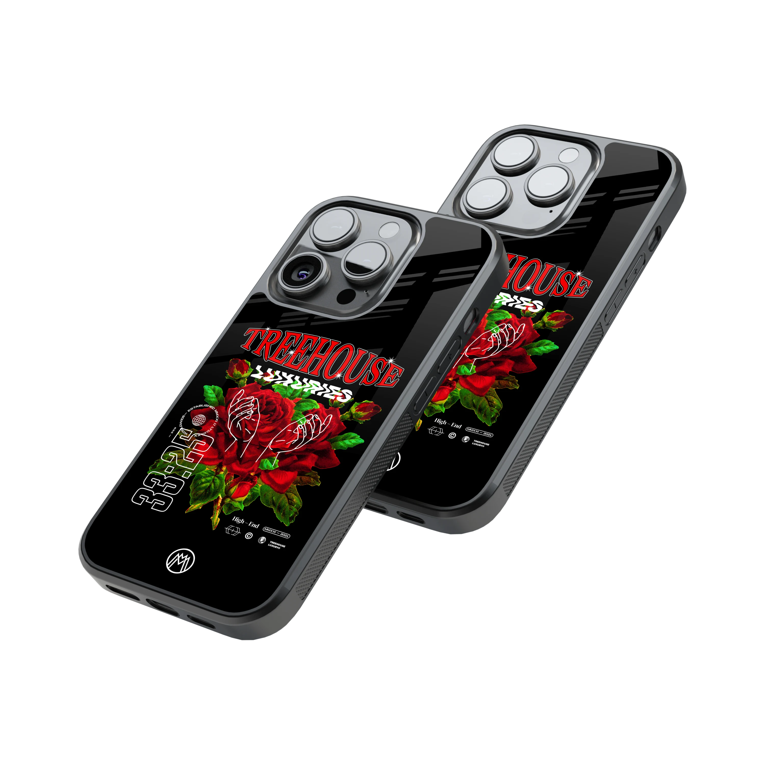 Protective Glass Back Phone Case Compatible with iPhone, Samsung, OnePlus, Pixel & More