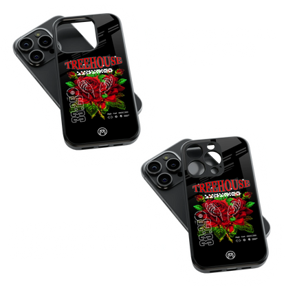 Trendy Glass Back Mobile Case for iPhone, Samsung, Redmi, OnePlus, Google Pixel, Motorola