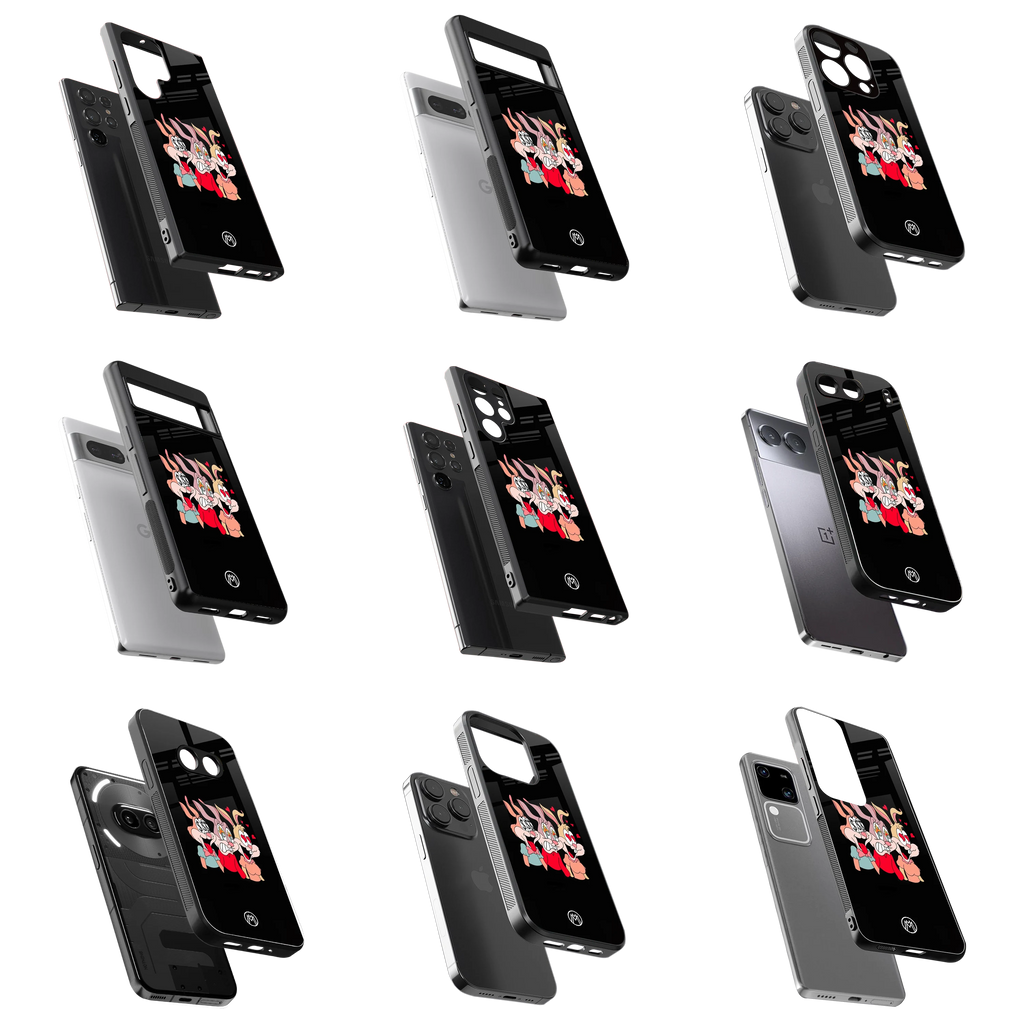 Durable Glass Back Mobile Case for iPhone, Samsung, OnePlus, Google Pixel, Redmi, Vivo, Oppo