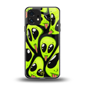 trippy aliens back phone cover | glass case for nothing phone 1