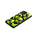 trippy aliens back phone cover | glass case for nothing phone 1