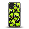 trippy aliens back phone cover | glass case for nothing phone 2