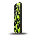 trippy aliens back phone cover | glass case for oneplus nord ce 4