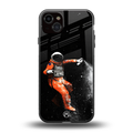 trippy astronaut back phone cover | glass case for iphone 15 plus