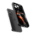 trippy astronaut back phone cover | glass case for iphone 14 pro max