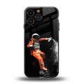 trippy astronaut back phone cover | glass case for iphone 16 pro max