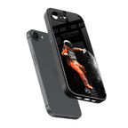 trippy astronaut back phone cover | glass case for iphone 16e