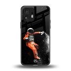 trippy astronaut back phone cover | glass case for nothing phone 2