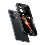 trippy astronaut back phone cover | glass case for oneplus nord 3