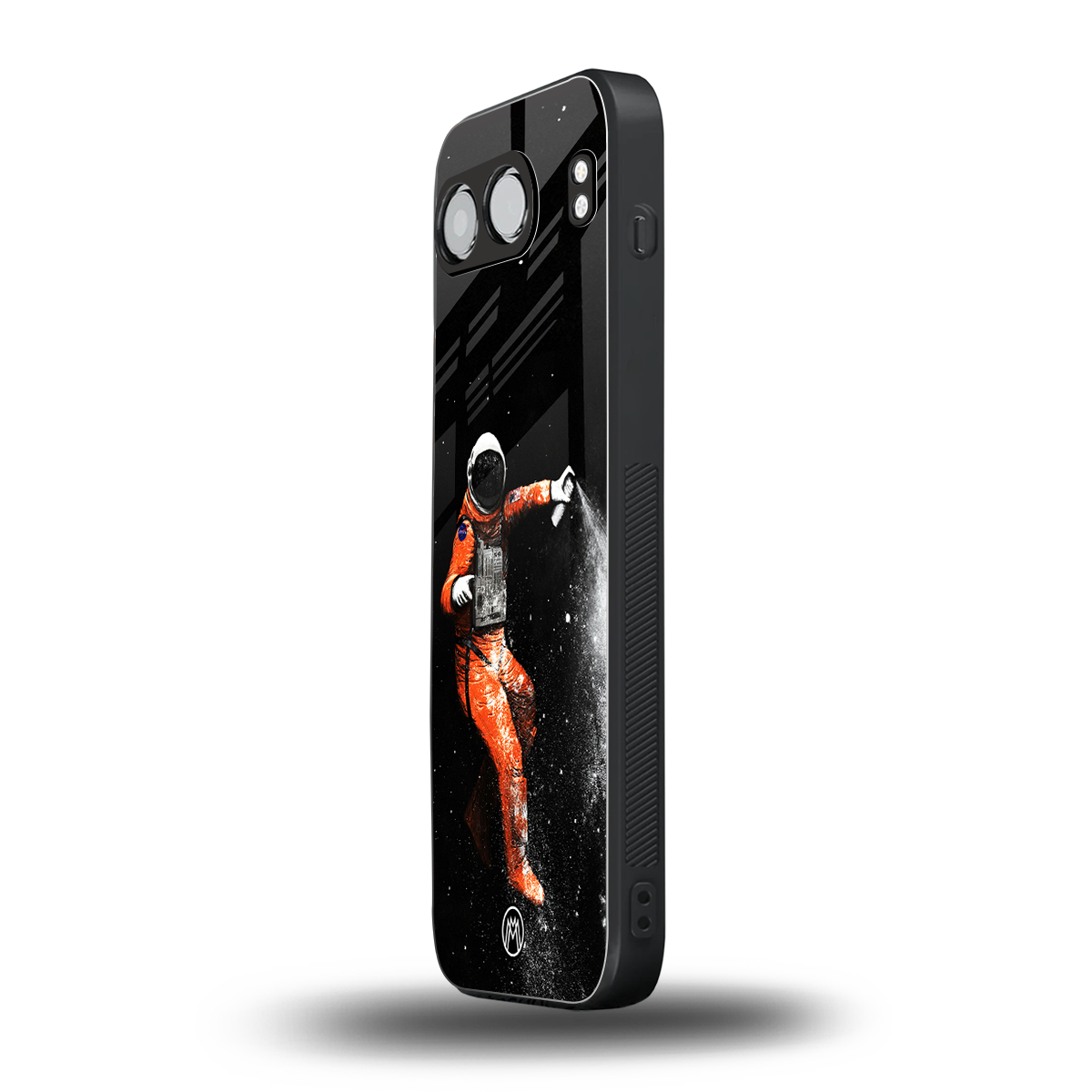 trippy astronaut back phone cover | glass case for oneplus nord 4