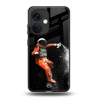 trippy astronaut back phone cover | glass case for oneplus nord ce 3