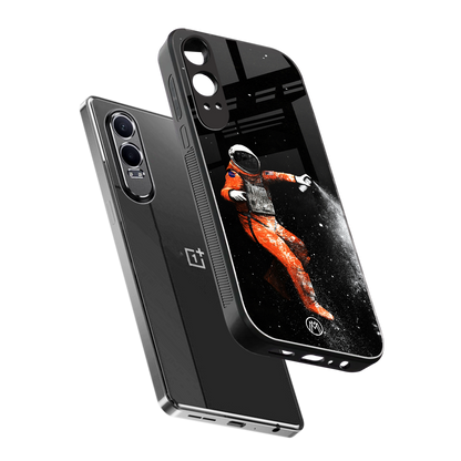 trippy astronaut back phone cover | glass case for oneplus nord ce 4 lite