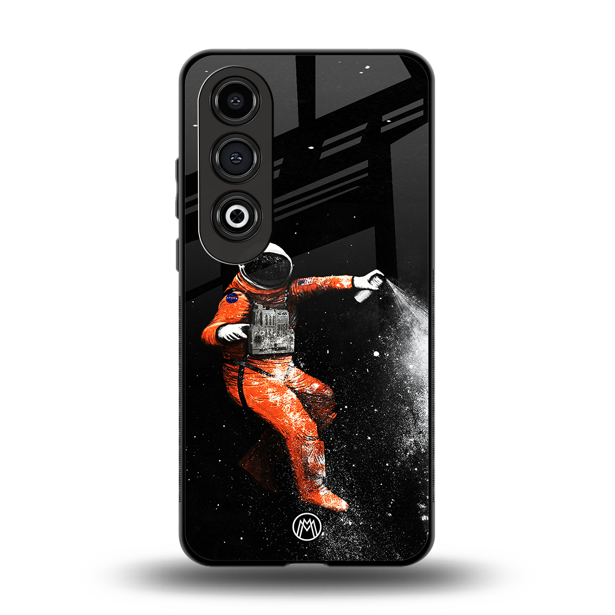 trippy astronaut back phone cover | glass case for oneplus nord ce 4