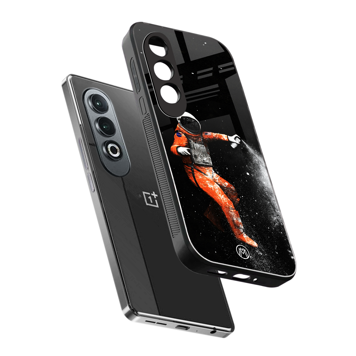 trippy astronaut back phone cover | glass case for oneplus nord ce 4