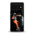 trippy astronaut back phone cover | glass case for google pixel 6 pro