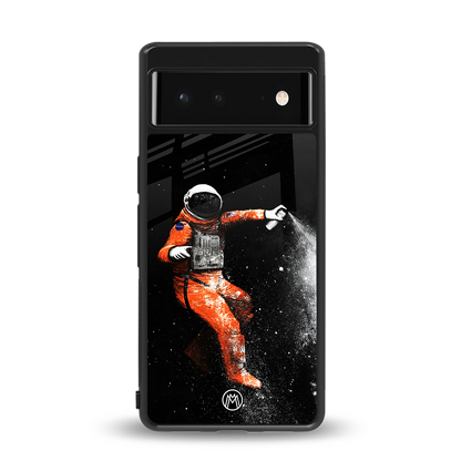trippy astronaut back phone cover | glass case for Google Pixel 6A