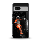 trippy astronaut back phone cover | glass case for Google Pixel 7