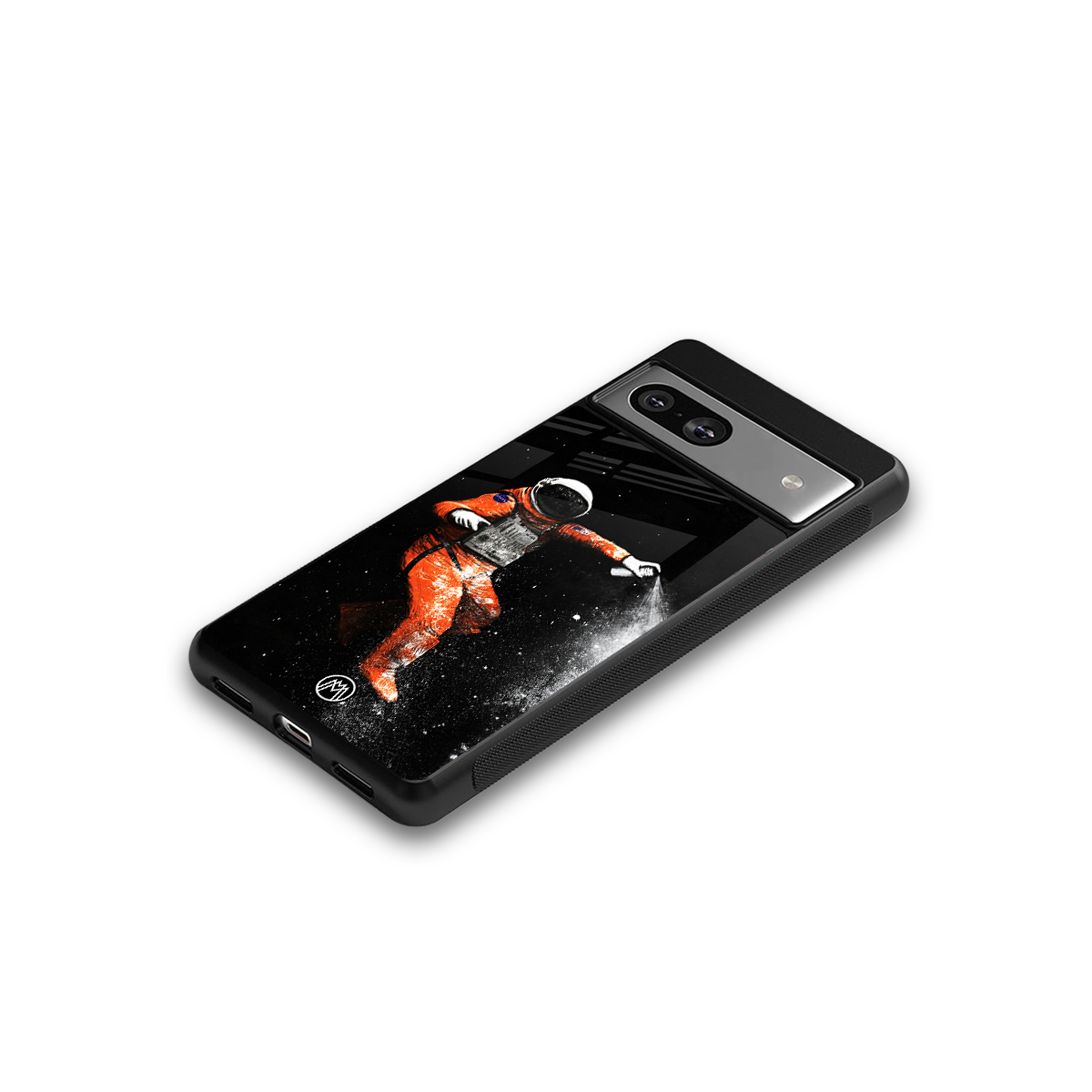 trippy astronaut back phone cover | glass case for Google Pixel 7A