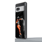 trippy astronaut back phone cover | glass case for Google Pixel 7