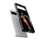 trippy astronaut back phone cover | glass case for google pixel 8 pro