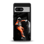 trippy astronaut back phone cover | glass case for Google Pixel 8
