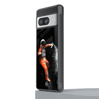 trippy astronaut back phone cover | glass case for Google Pixel 8