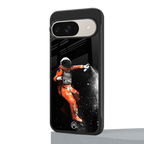 trippy astronaut back phone cover | glass case for google pixel 9