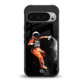 trippy astronaut back phone cover | glass case for google pixel 9 pro xl