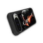 trippy astronaut back phone cover | glass case for google pixel 9 pro xl