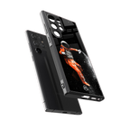 trippy astronaut back phone cover | glass case for samsung galaxy s23 ultra