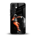 trippy astronaut back phone cover | glass case for samsung galaxy s24 plus