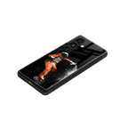 trippy astronaut back phone cover | glass case for samsung galaxy s23 plus