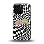 trippy high life back phone cover | glass case for iphone 13 pro