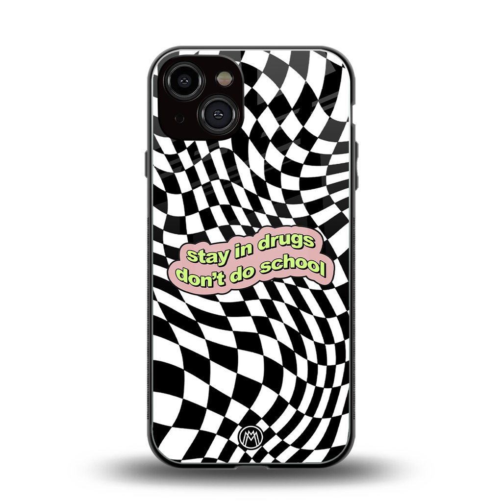 trippy high life back phone cover | glass case for iphone 13