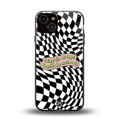 trippy high life back phone cover | glass case for iphone 13