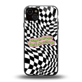 trippy high life back phone cover | glass case for iphone 15 plus